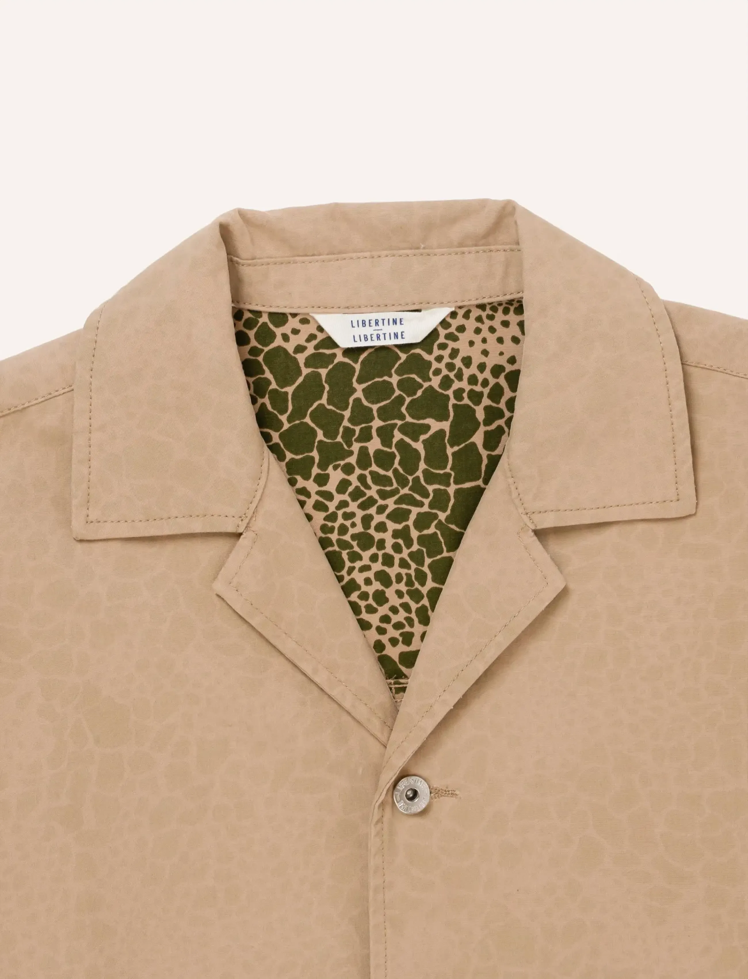 Libertine-Libertine - Volcano - short-sleeved shirts - khaki camo - 2