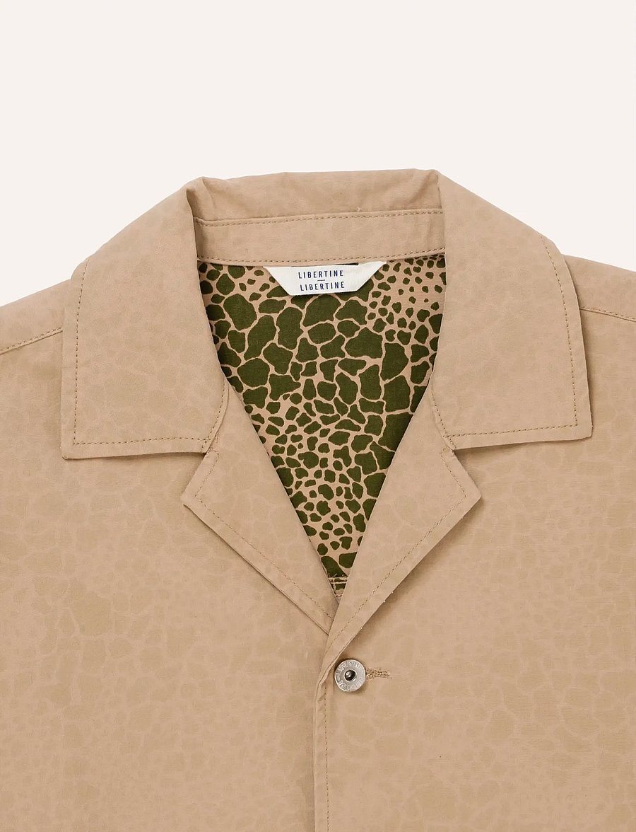 Libertine-Libertine - Volcano - kortärmade skjortor - khaki camo - 2