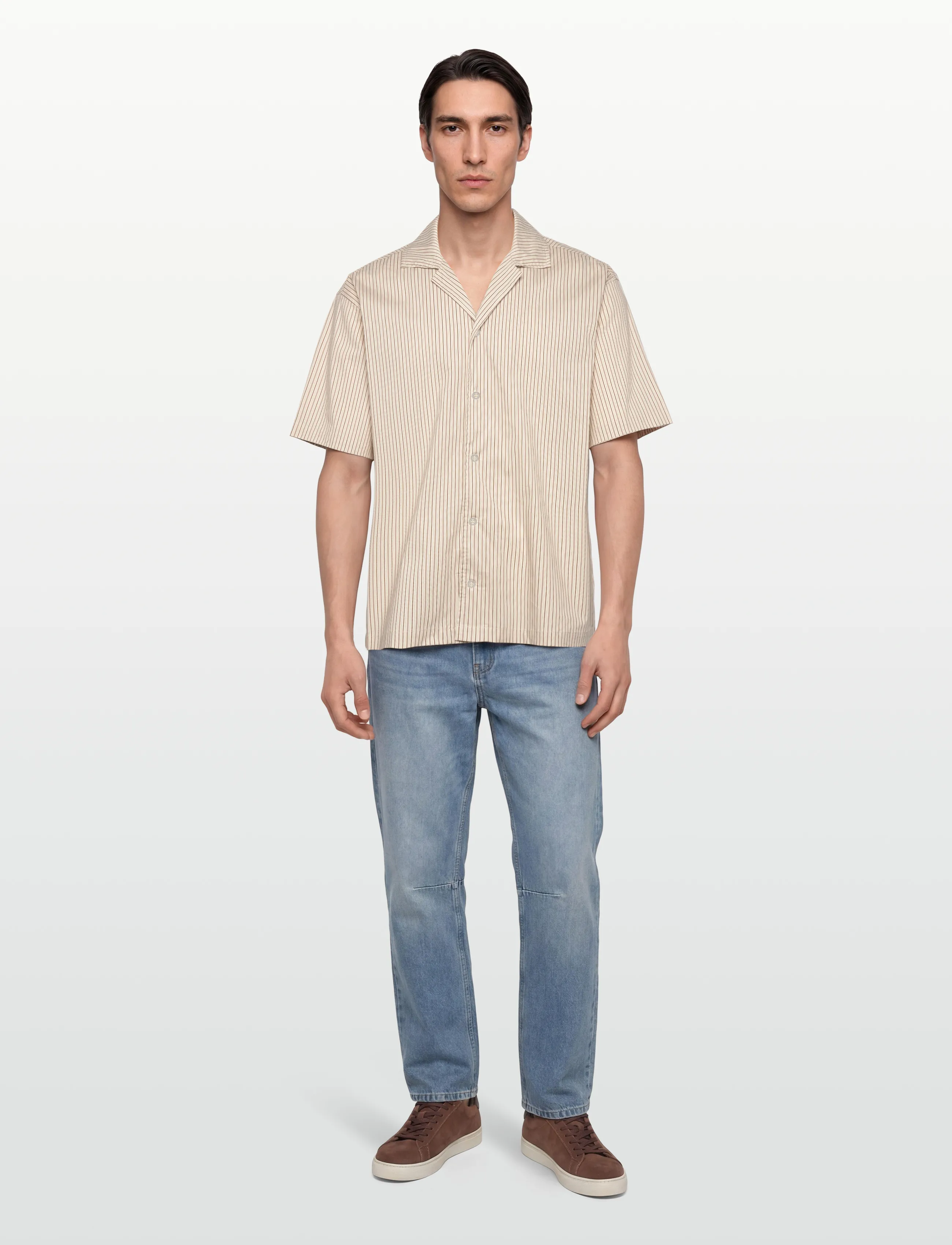 Libertine-Libertine Volcano, XL, Beige, Skjorter > Afslappet Shirts, Herre