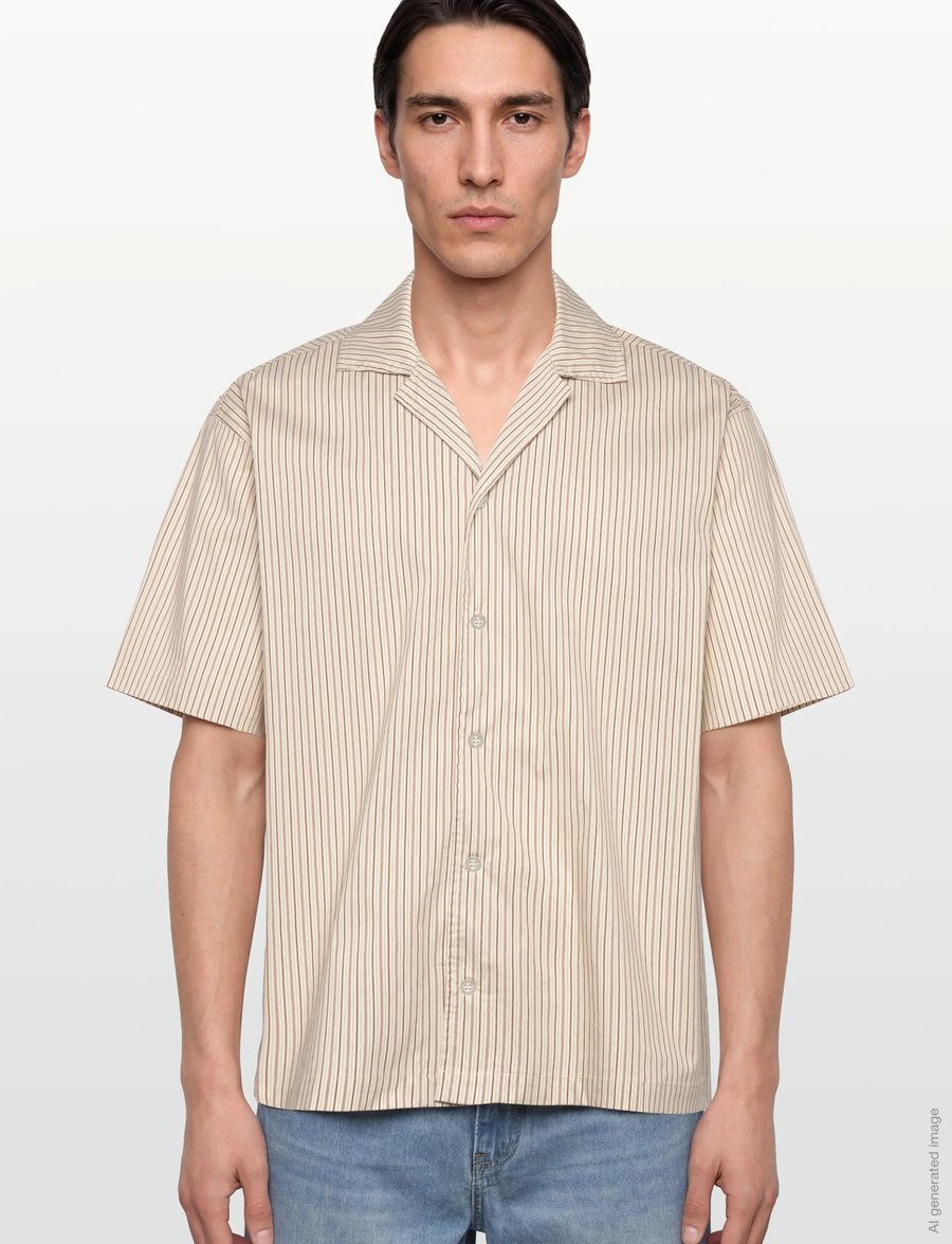 Libertine-Libertine - Volcano - gestreifte hemden - brown pin - 3