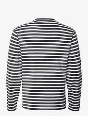 Libertine-Libertine - Voleur Long Sleeve - langermede t-skjorter - grey & white stripe - 1