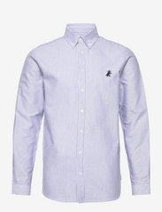 Voleur Shirt - WHITE & BLUE STRIPE