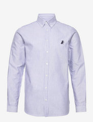 Libertine-Libertine - Voleur Shirt - oxford shirts - white & blue stripe - 0