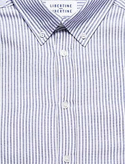 Libertine-Libertine - Voleur Shirt - oxford skjorter - white & blue stripe - 2