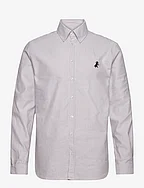 Voleur Shirt - WHITE & NAVY STRIPE