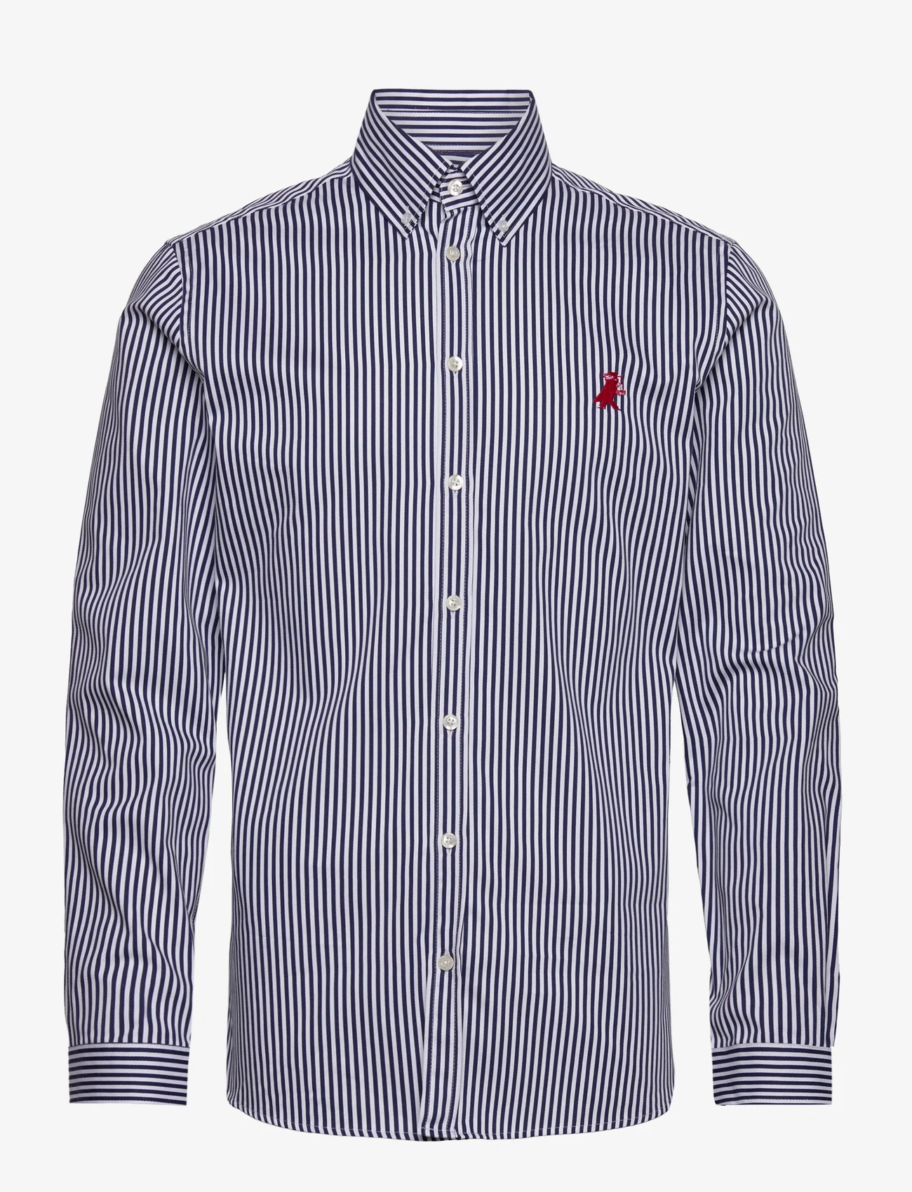 Libertine-Libertine - Voleur Shirt - muodolliset kauluspaidat - white & navy stripe - 0