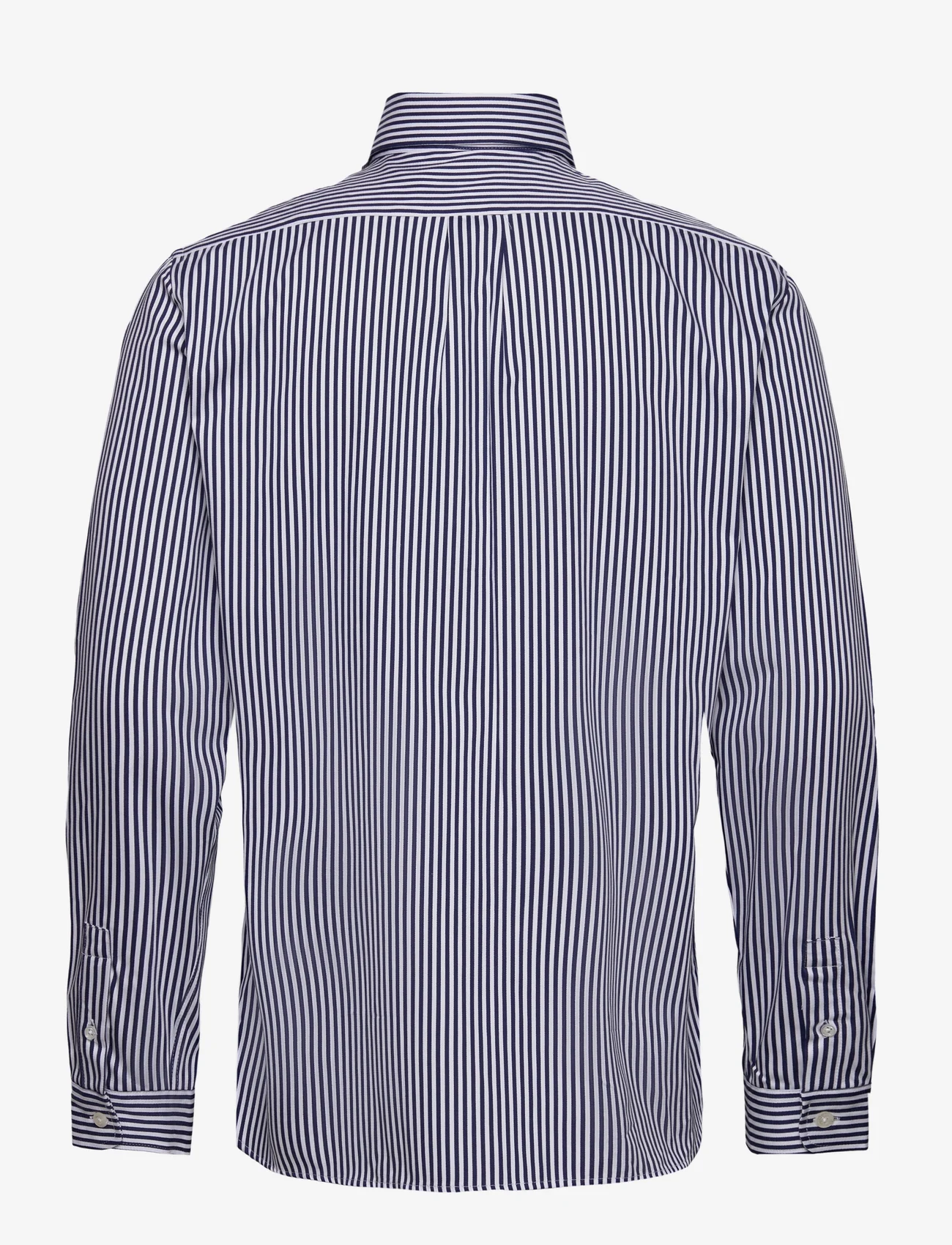Libertine-Libertine - Voleur Shirt - biznesowa - white & navy stripe - 1