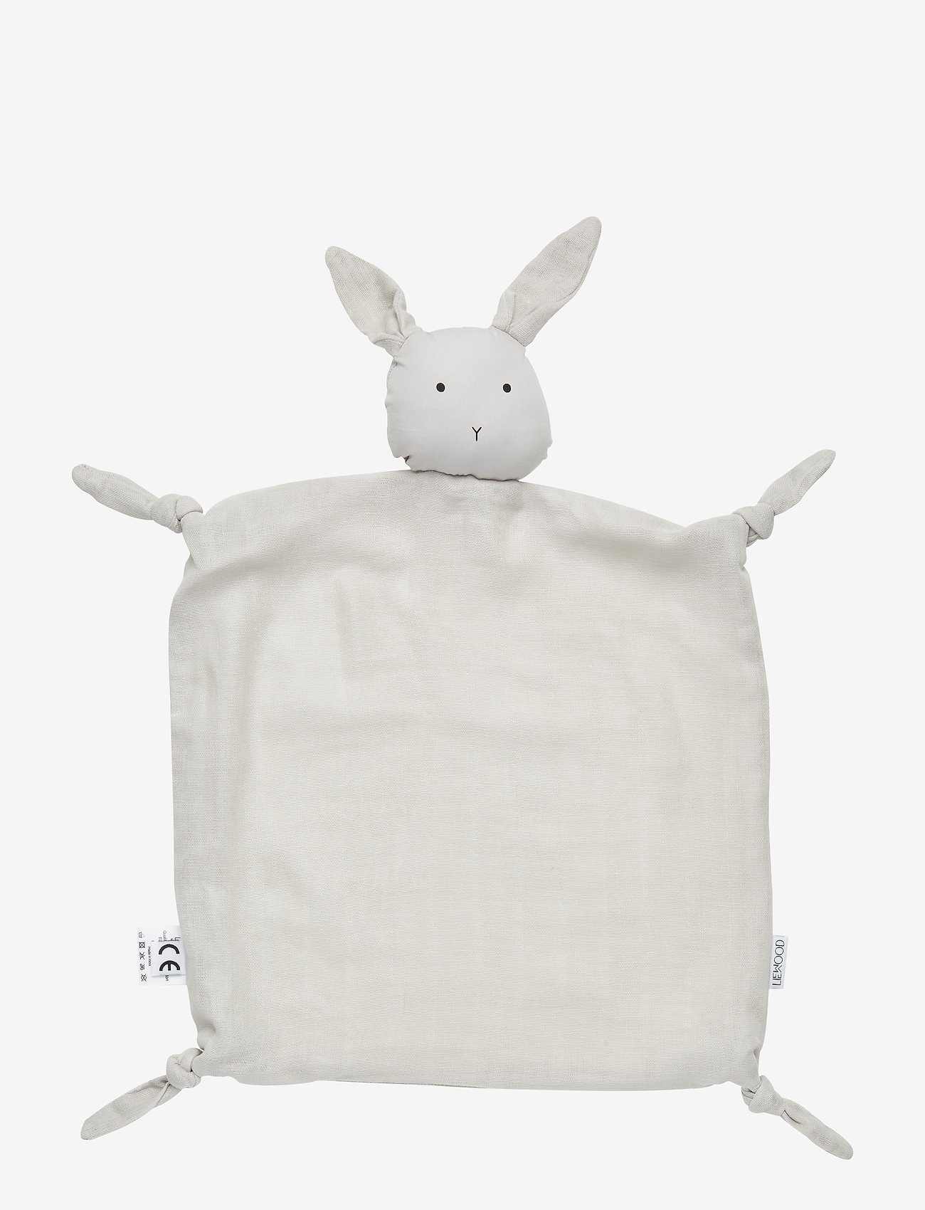 Liewood - Agnete Cuddle Cloth - kocyki - rabbit dumbo grey - 0