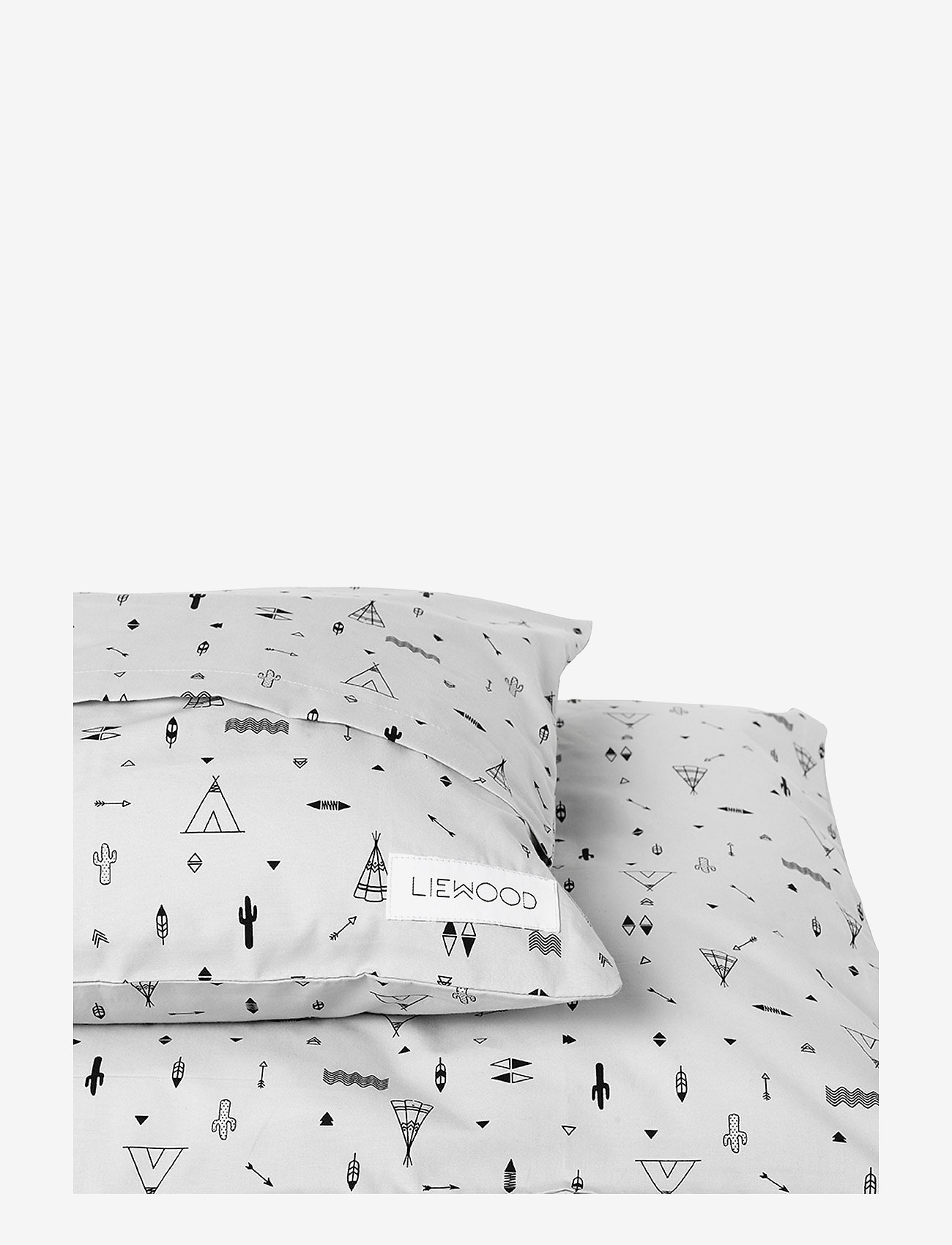 Liewood - Carmen baby bedding print - dumbo grey - 0