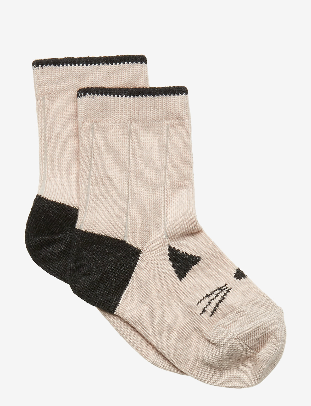 Liewood - Silas cotton socks - cat sweet rose - 0