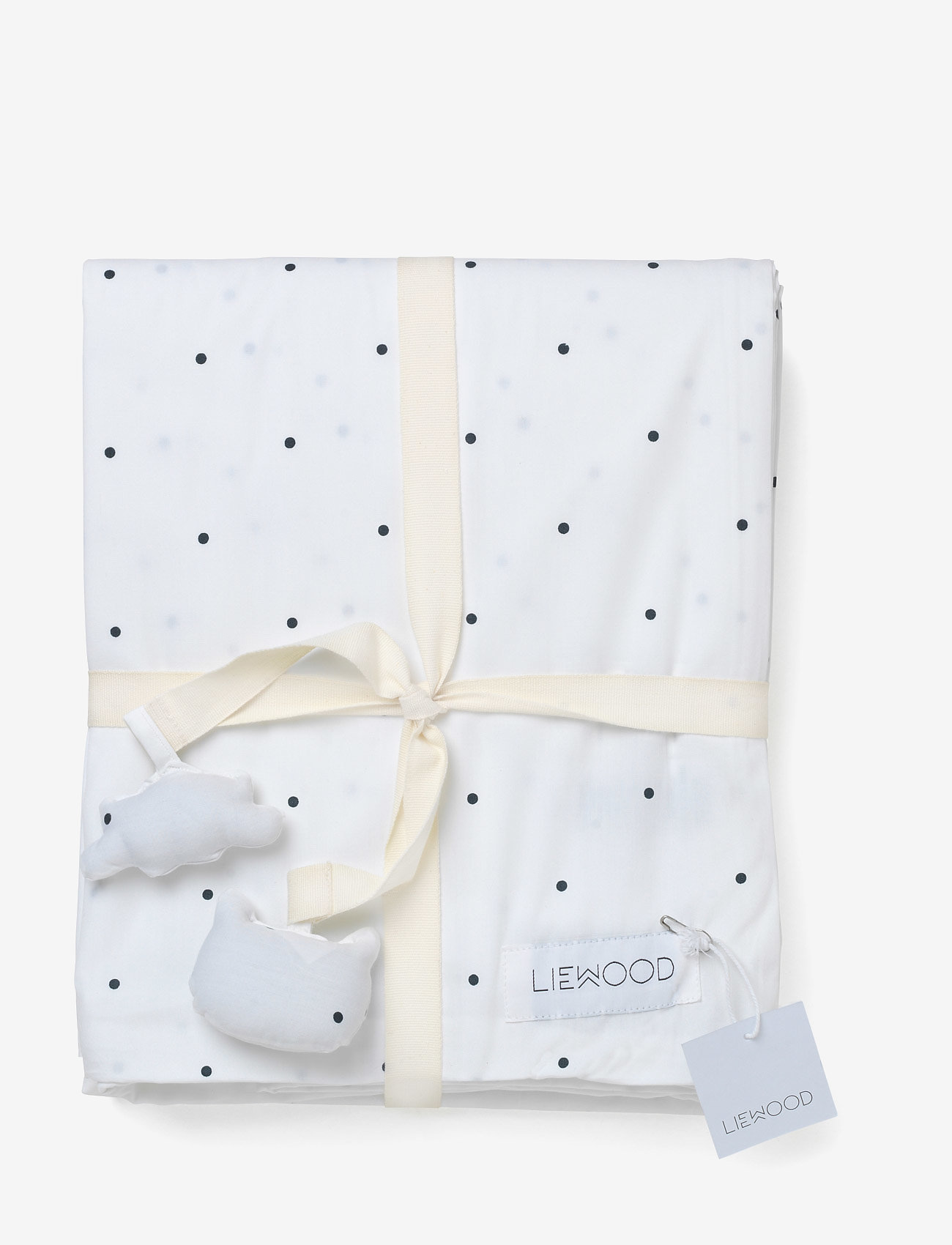 Liewood - Ingeborg junior bedding print - crisp white - 1