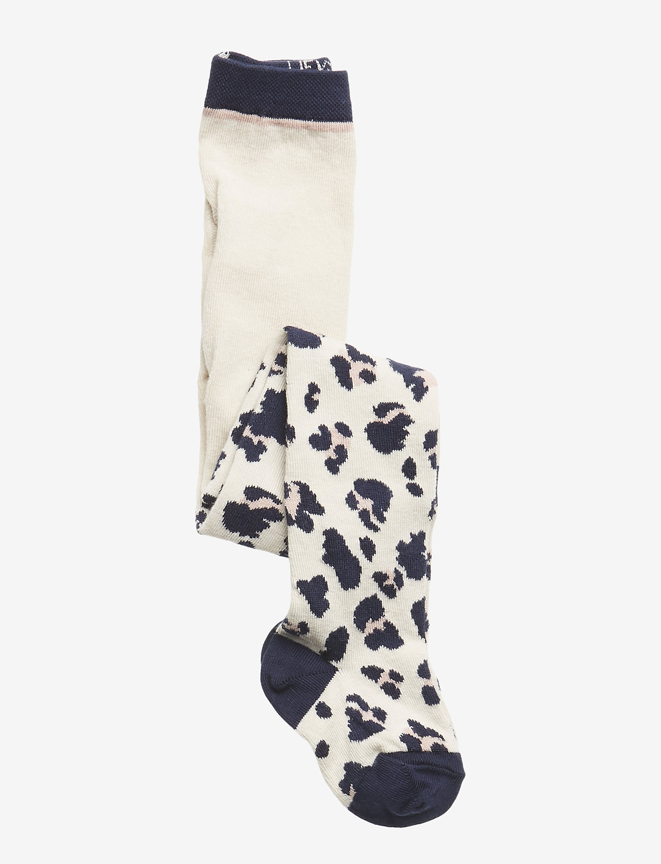 Silje cotton stocking - LEO BEIGE BEAUTY