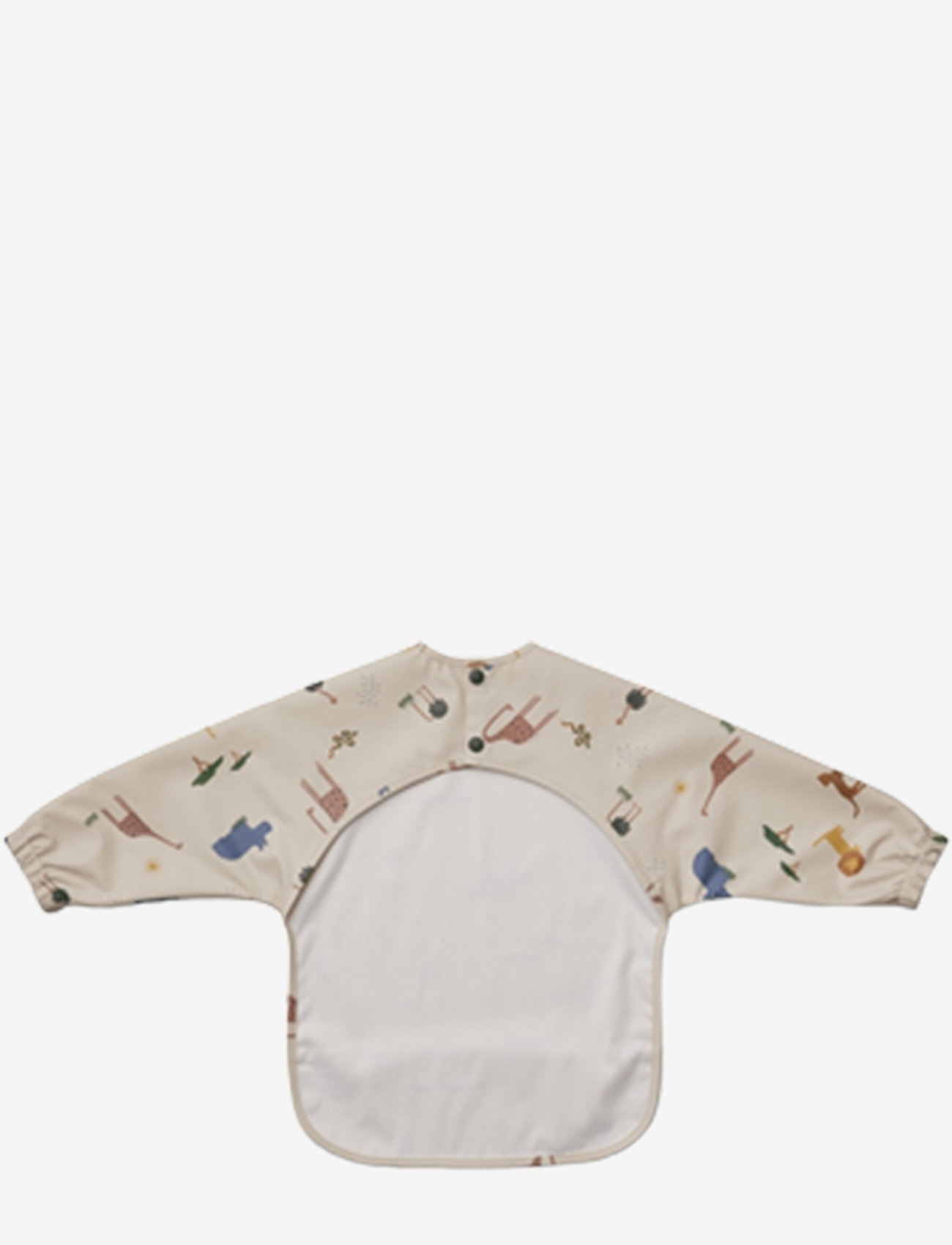 Liewood - Merle Printed Cape Bib - langærmet bluse - safari sandy mix - 1
