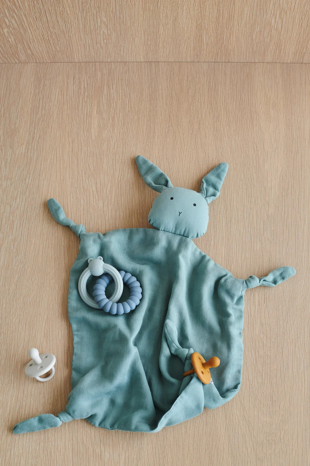 Liewood - Agnete Cuddle Cloth - kaisutekid - rabbit peppermint - 0