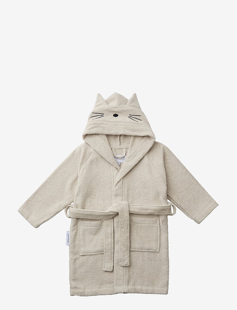 Liewood - Lily bathrobe - morgonrockar - cat sandy - 1
