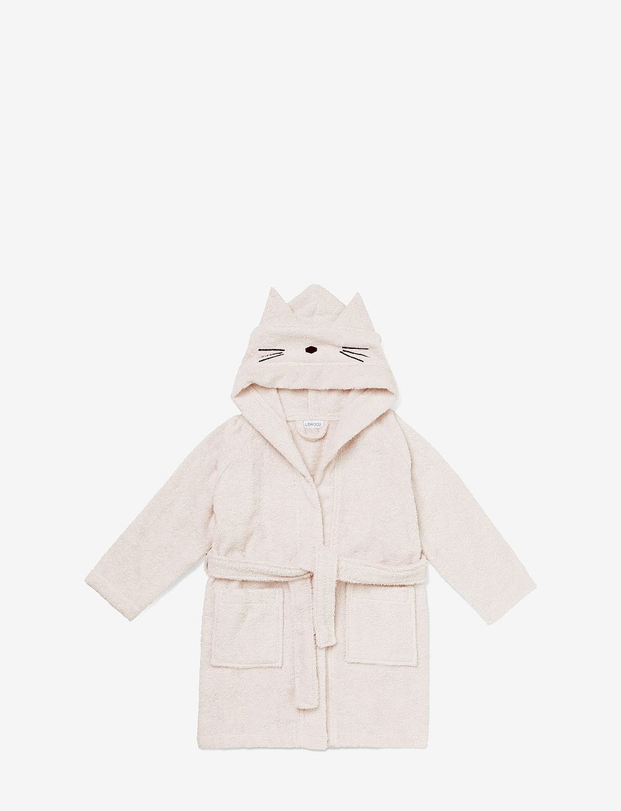 Liewood - Lily bathrobe - morgonrockar - cat sweet rose - 0