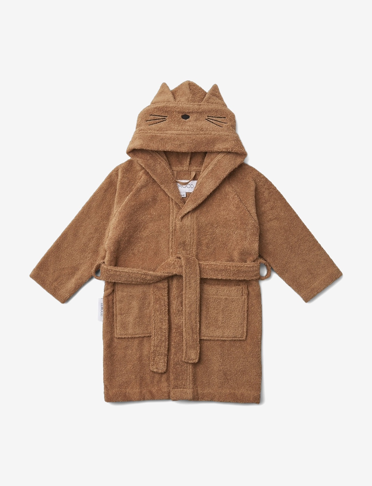 Liewood - Lily bathrobe - cat terracotta - 0