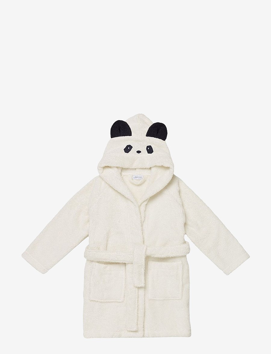 Liewood - Lily bathrobe - morgonrockar - panda creme de la creme - 1