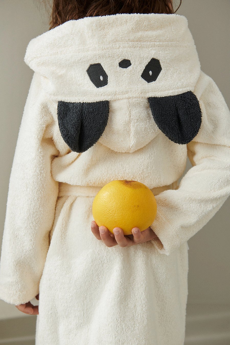 Liewood - Lily bathrobe - morgonrockar - panda creme de la creme - 3