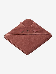 Liewood - Augusta hooded towel - cat rusty - 0