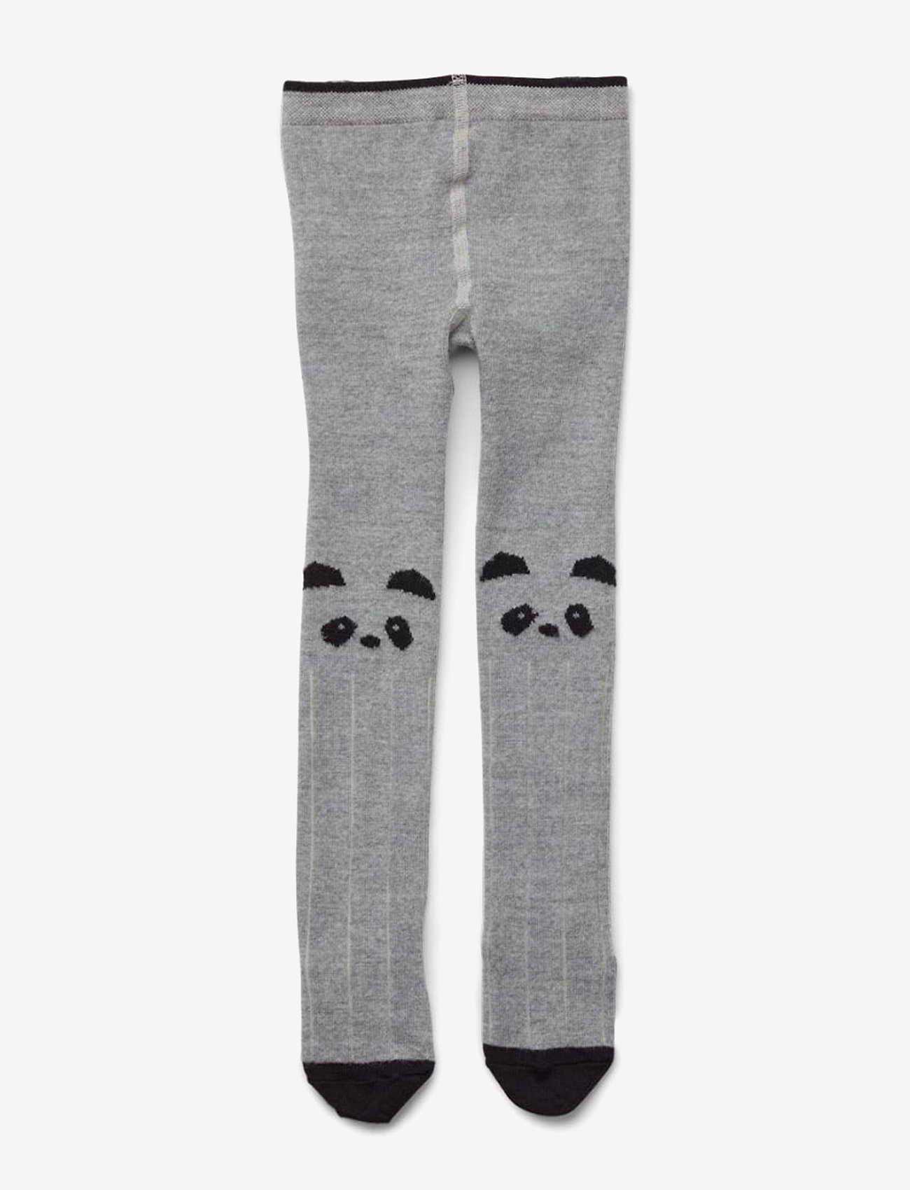 Liewood - Silje wool stockings - panda grey melange - 0