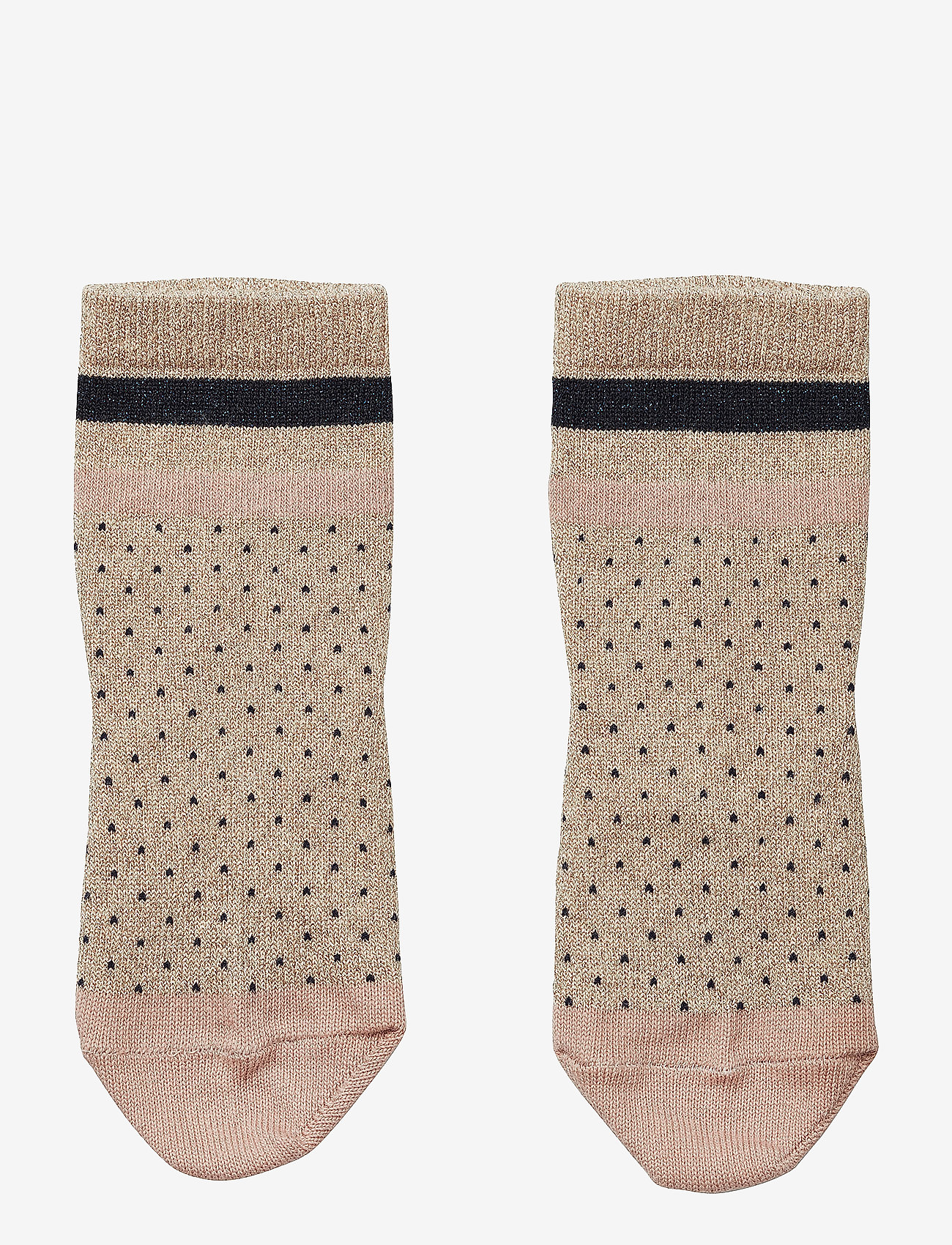 Silas lurex socks - LITTLE DOT GOLD