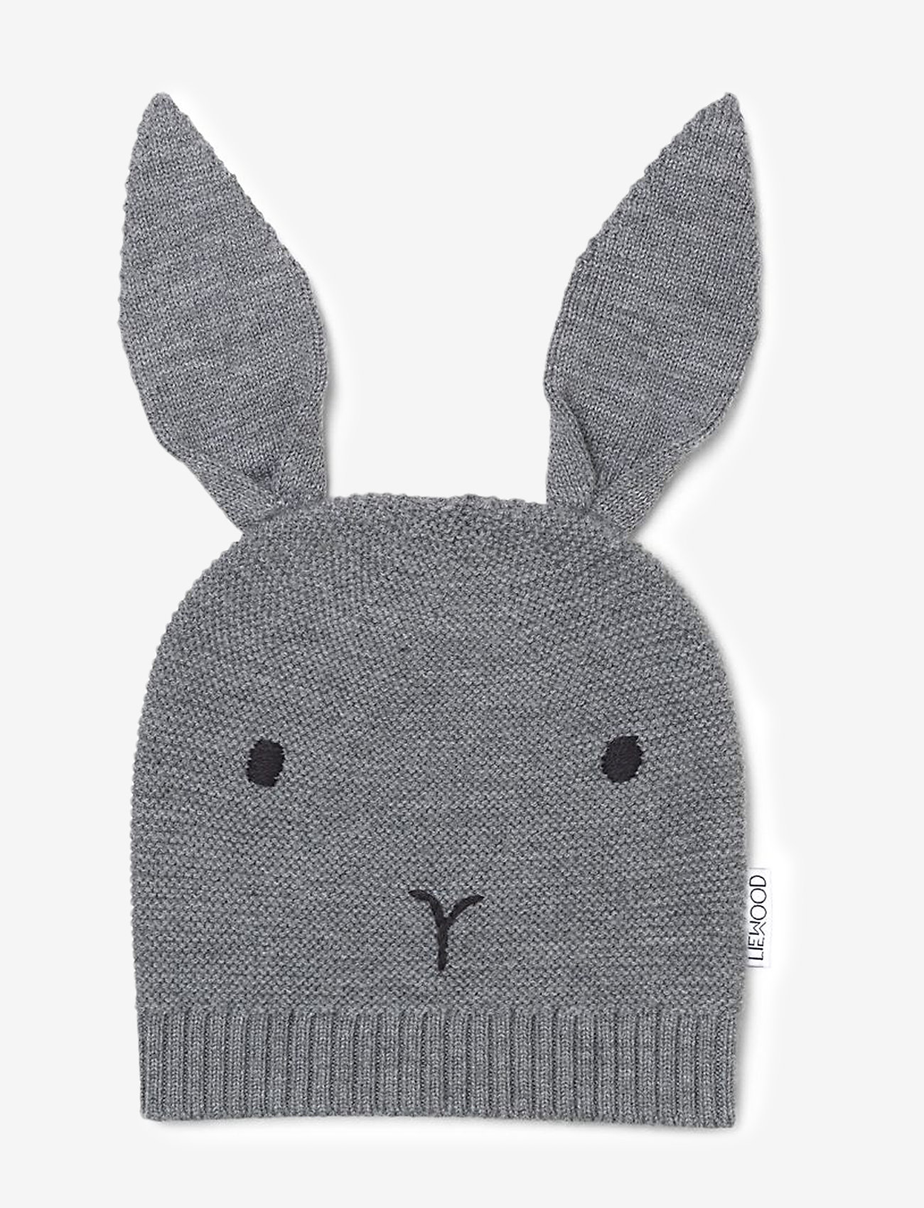 Liewood - Viggo knit hat - rabbit grey melange - 0