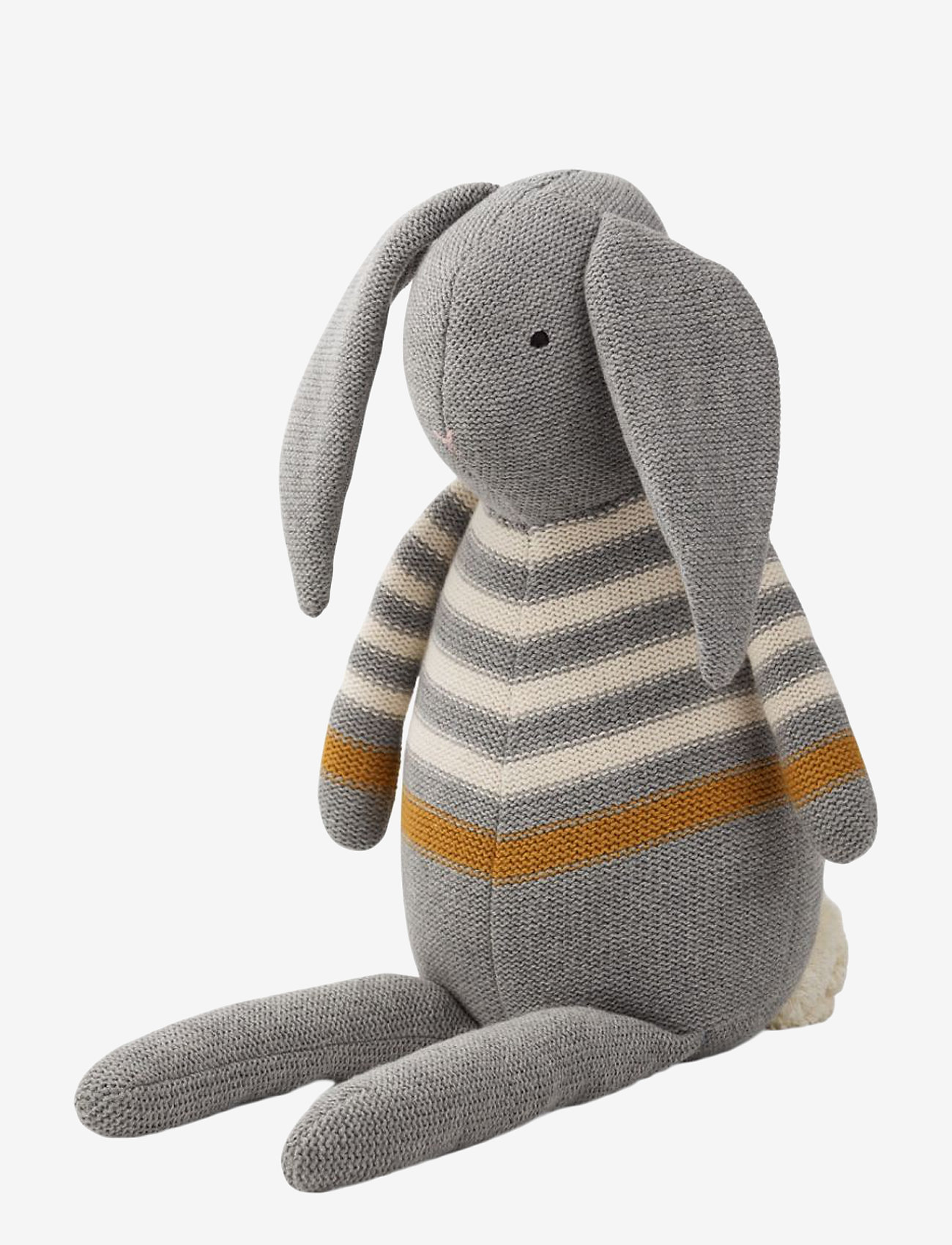 Liewood - Dextor knit teddy - rabbit grey melange - 0