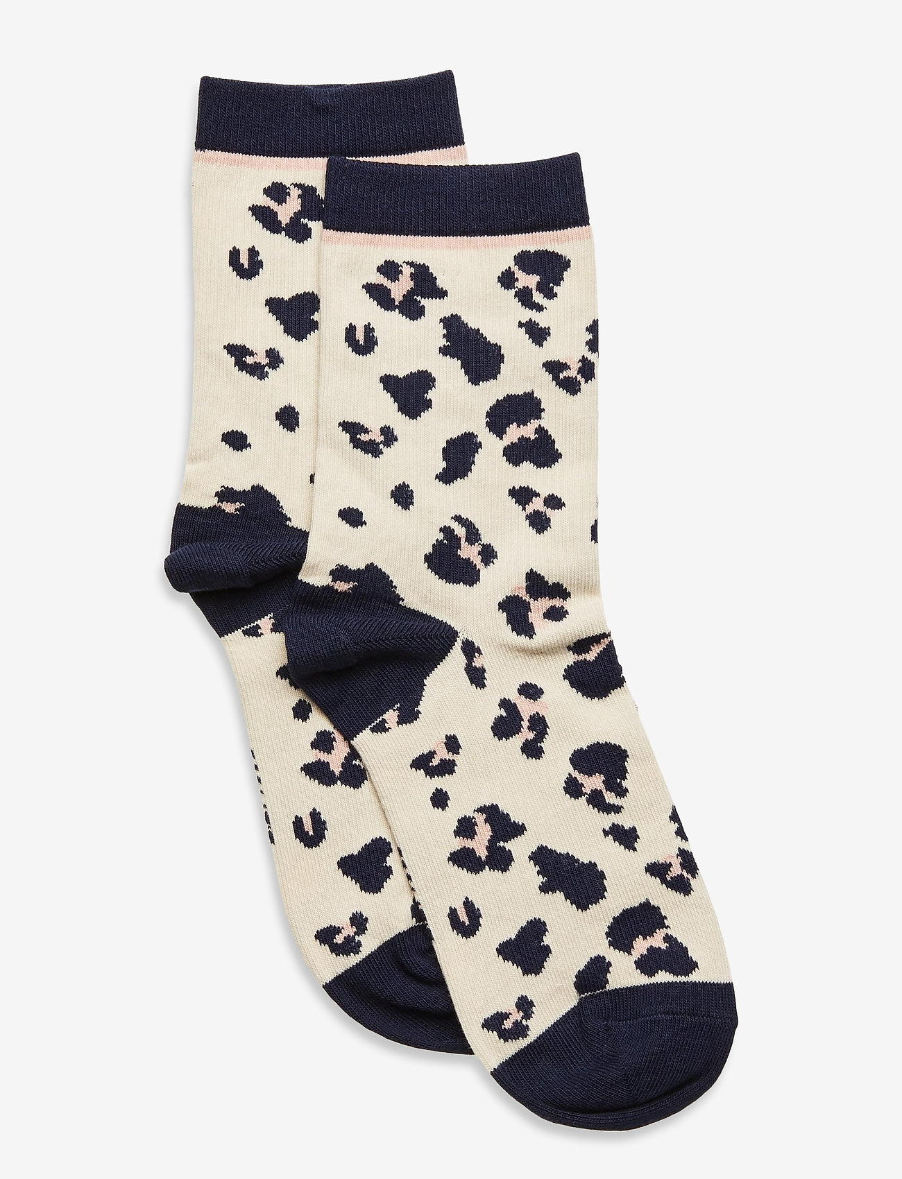 Liewood - Silas cotton socks adult - leo beige beauty - 0