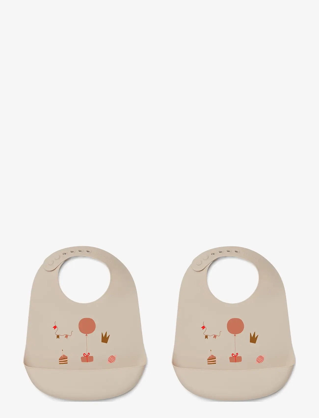 Liewood - Tilda Silicone Bib 2-Pack - sleeveless bibs - birthday multi mix - 0