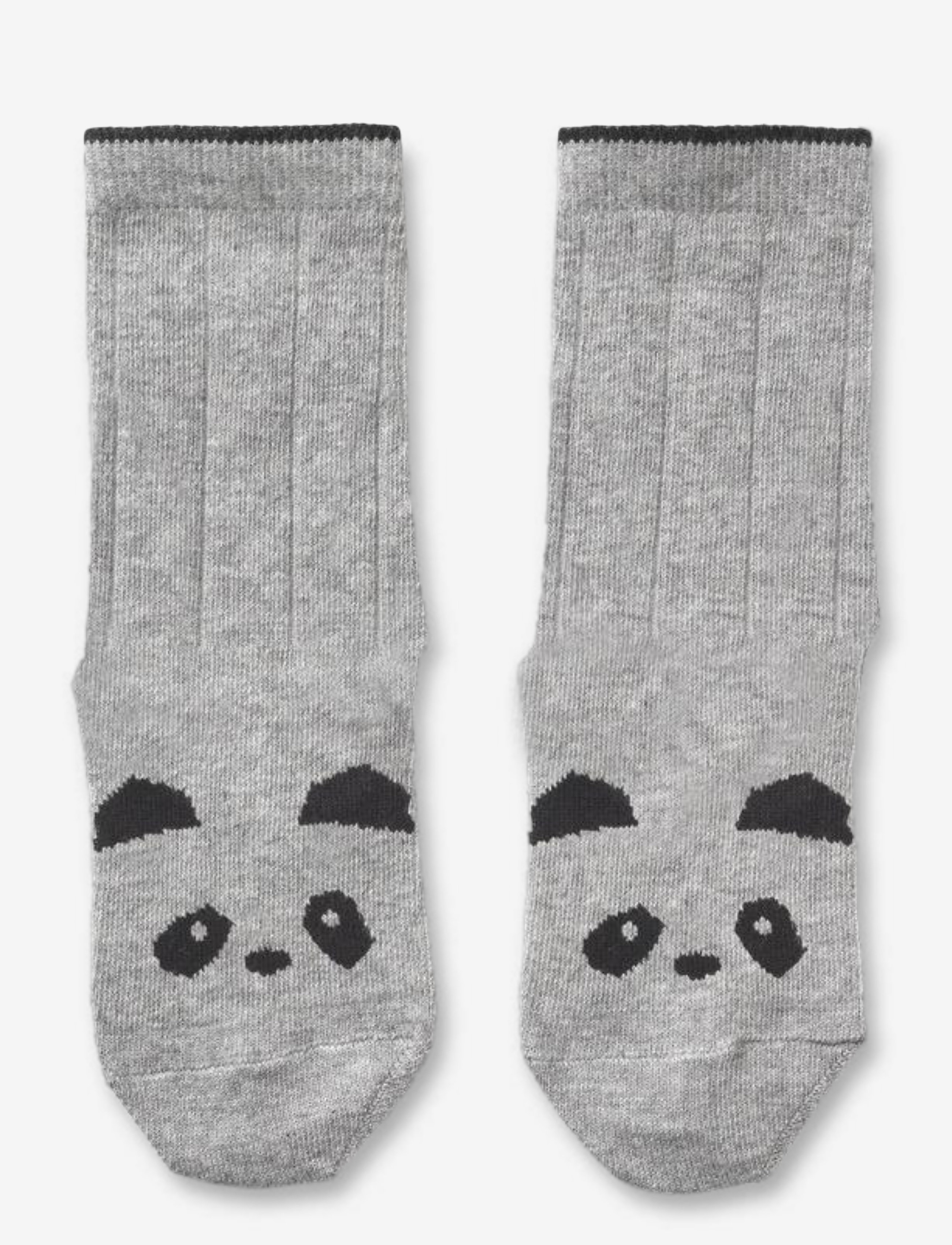Sofia cotton knee socks - 2 pack - PANDA GREY MELANGE