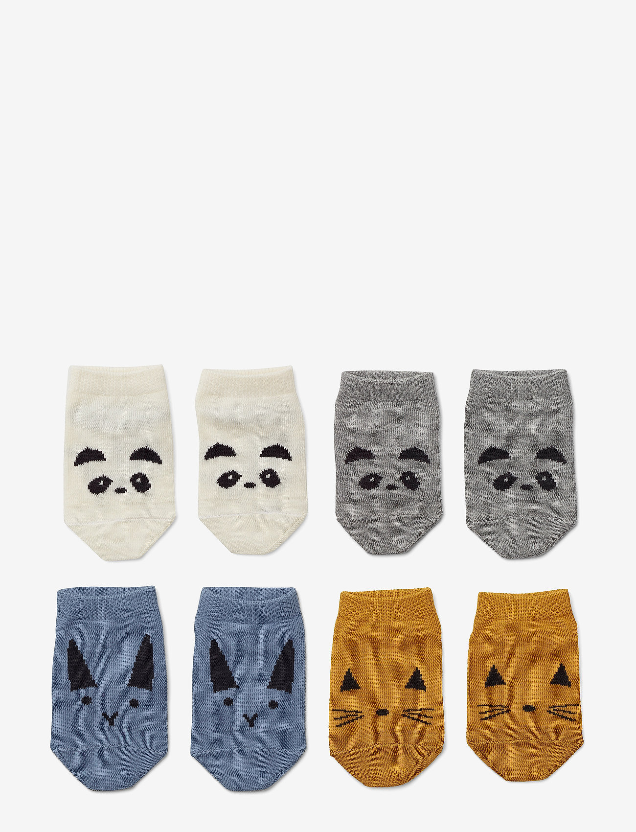 Liewood - Fanny footies - 4 pack - blue mix - 0