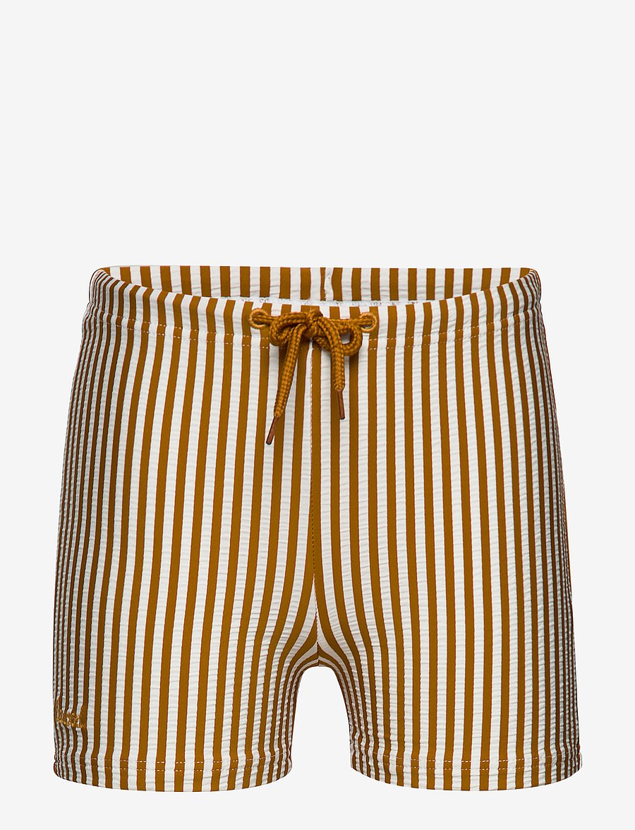 Liewood - Otto swim pants seersucker - badebukser - y/d stripe - 0
