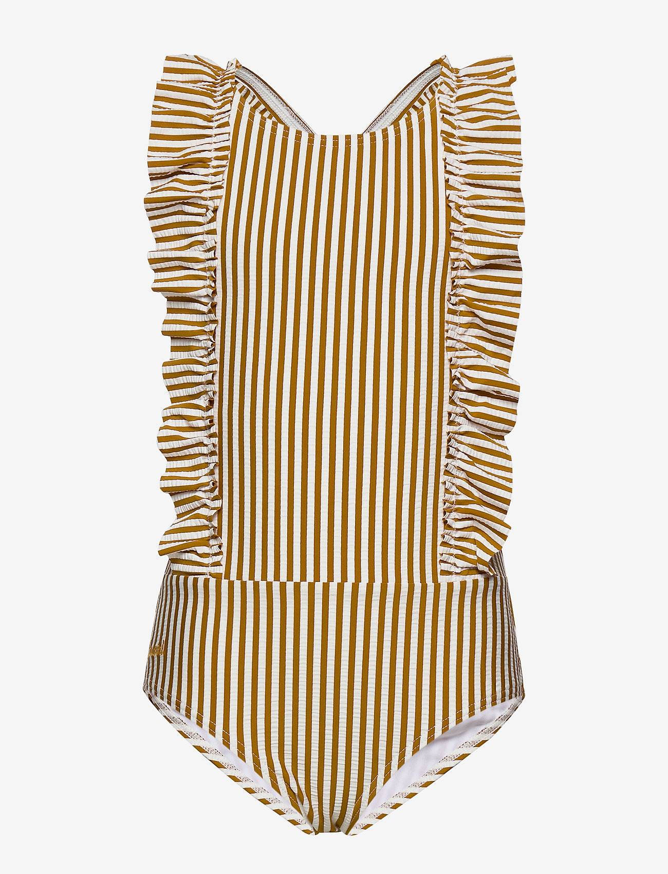 Liewood - Moa swimsuit seersucker - y/d stripe - 0