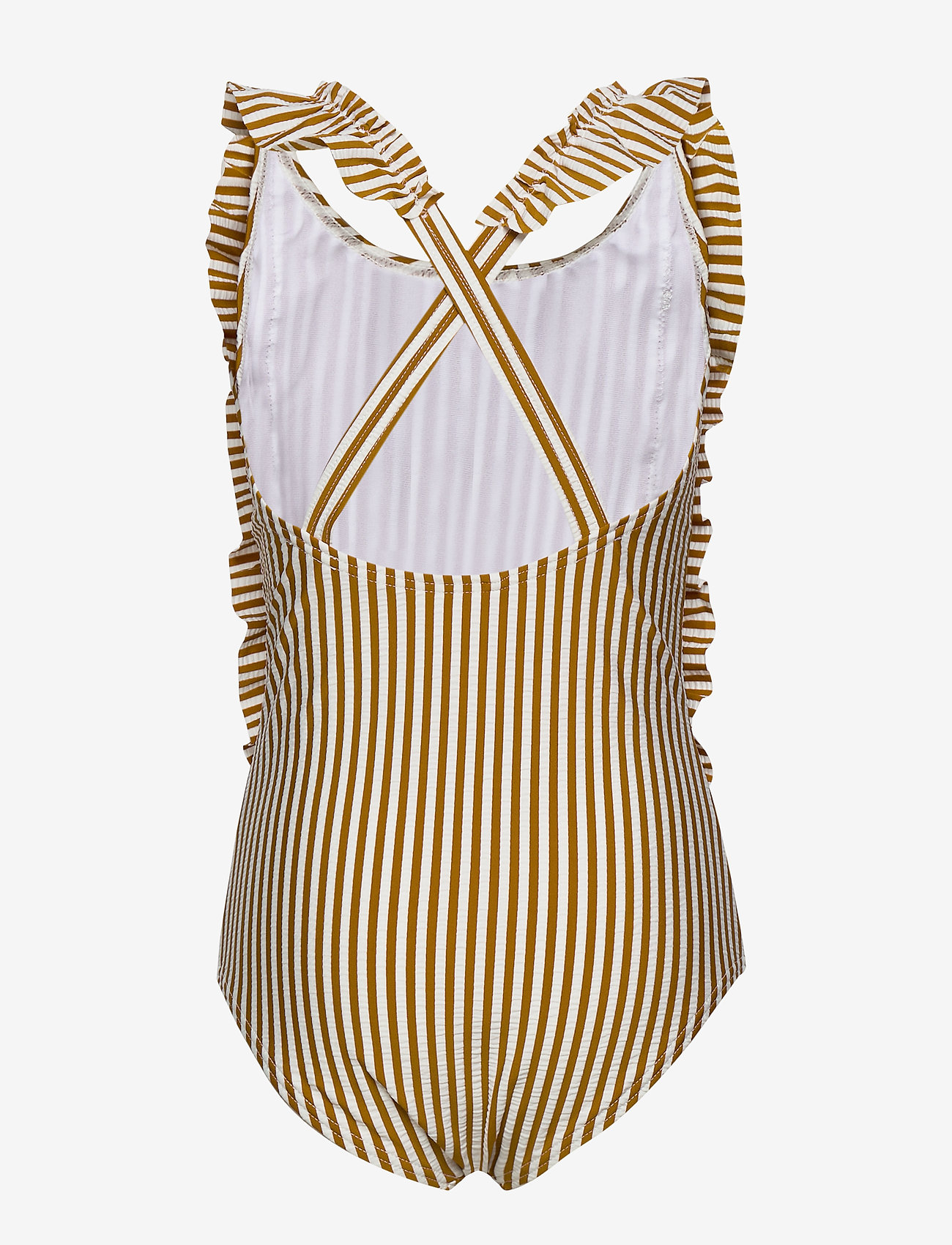 Liewood - Moa swimsuit seersucker - y/d stripe - 1