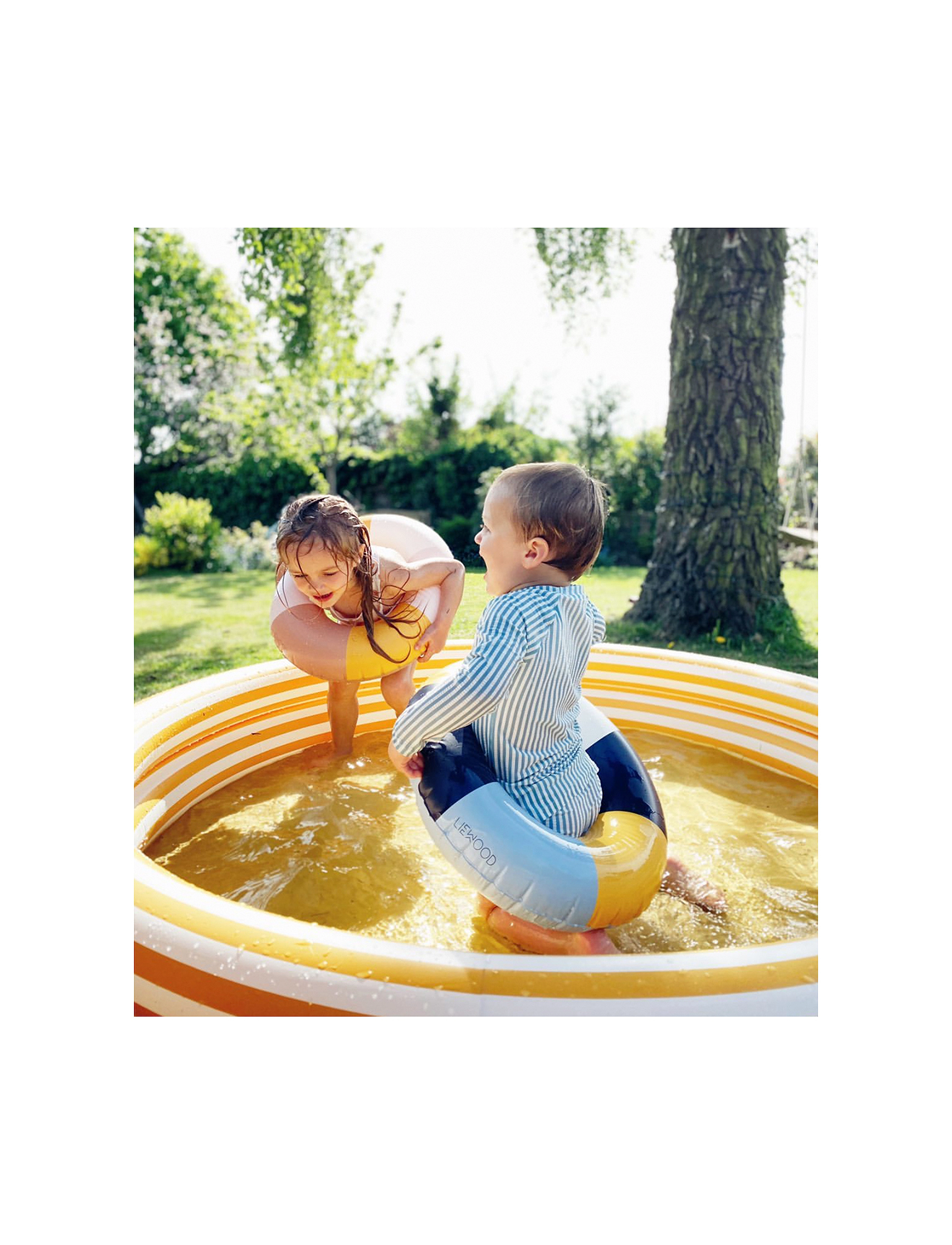Liewood - Baloo swim ring - blue mix - 4