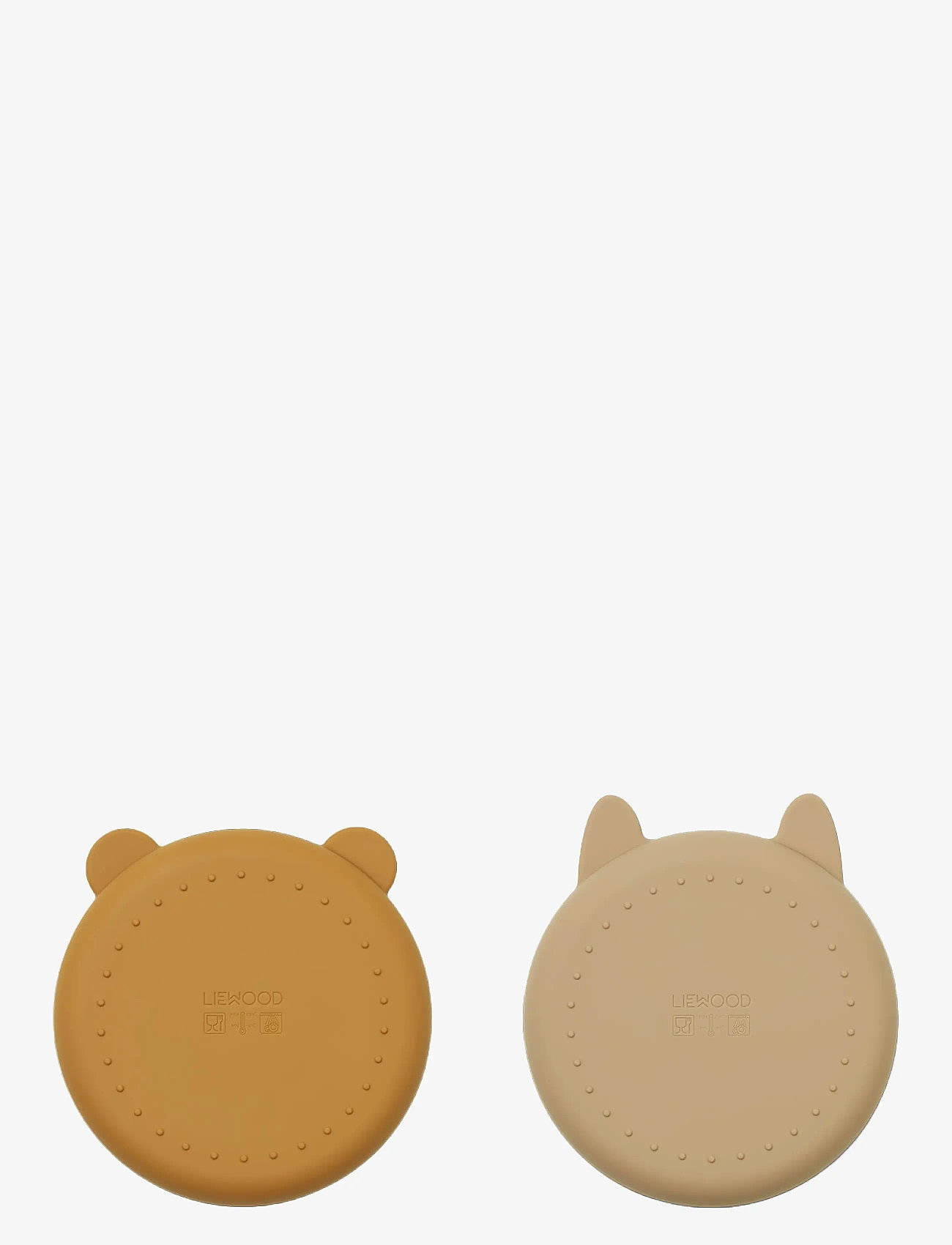 Liewood - Olivia plate - 2 pack - tallerkner - golden caramel oat mix - 1