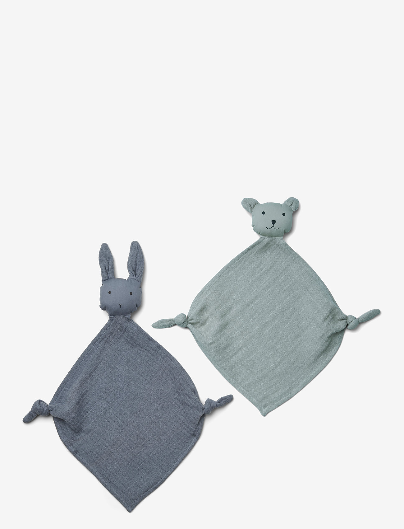 Liewood - Yoko mini cuddle cloth 2-pack - bērnu sedziņas - blue mix - 0