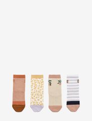 Liewood - Silas cotton socks - 4 pack - sommerkupp - leo jojoba - 0