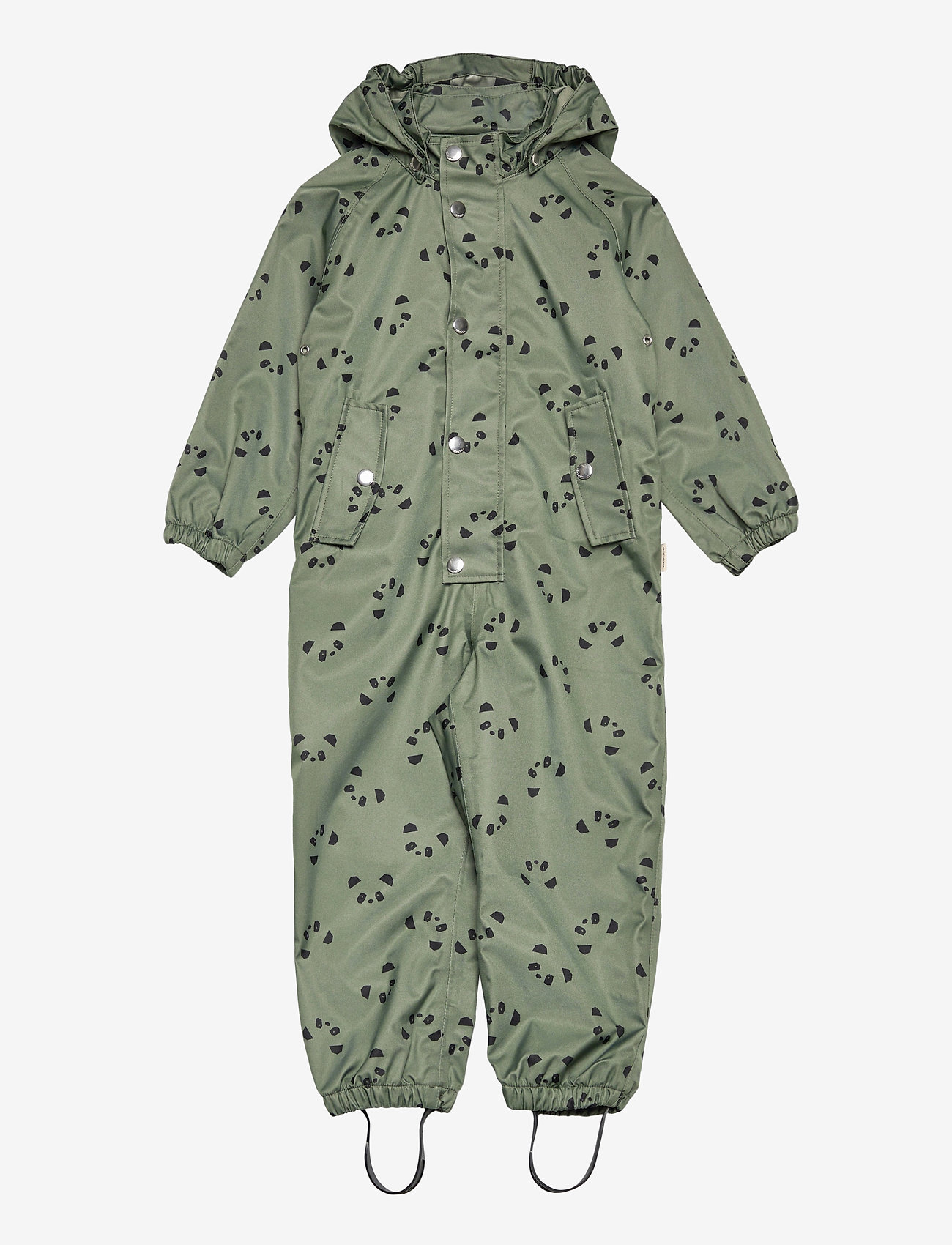 Liewood - Jared rainsuit - panda faune green - 0