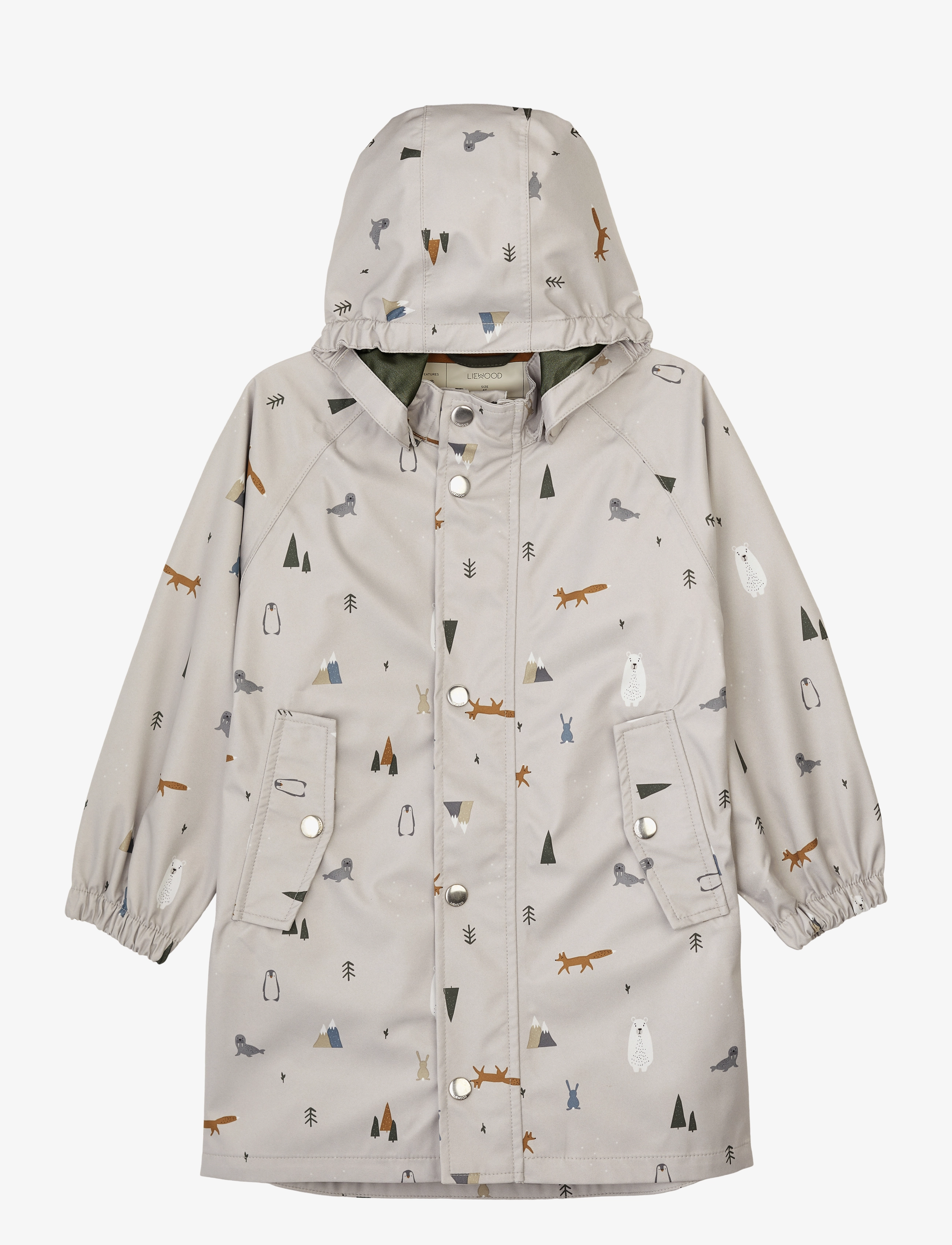Liewood - Spencer long raincoat - arctic mix - 0