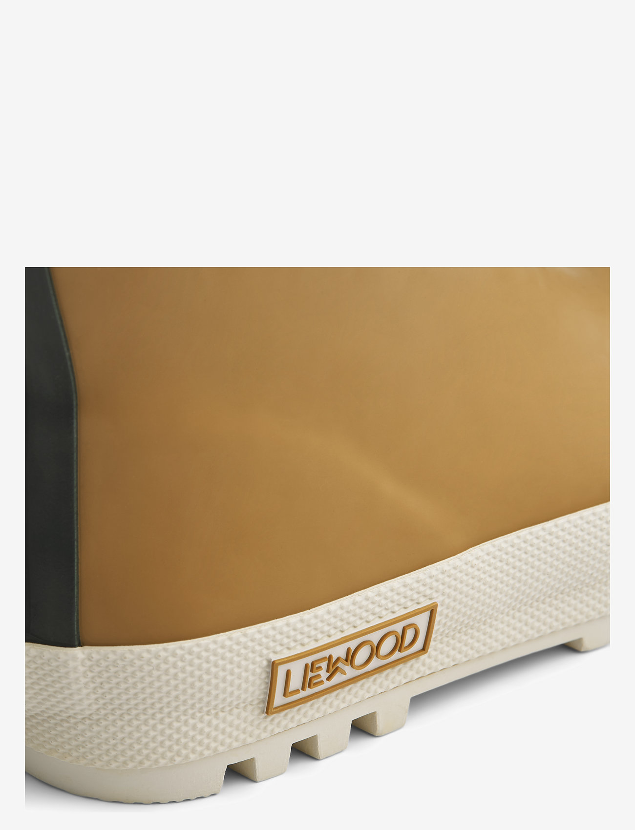 Liewood - Jesse Thermo Rainboot - gummistøvler med linjer - golden caramel / sandy - 1