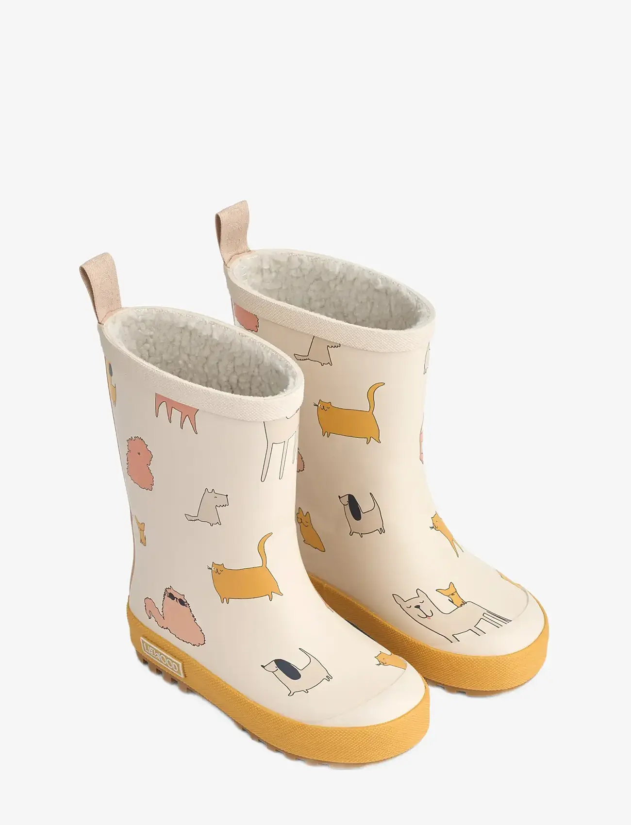 Liewood - Mason Thermo Rainboot - gummistøvler med for - cats and dogs / sandy - 0