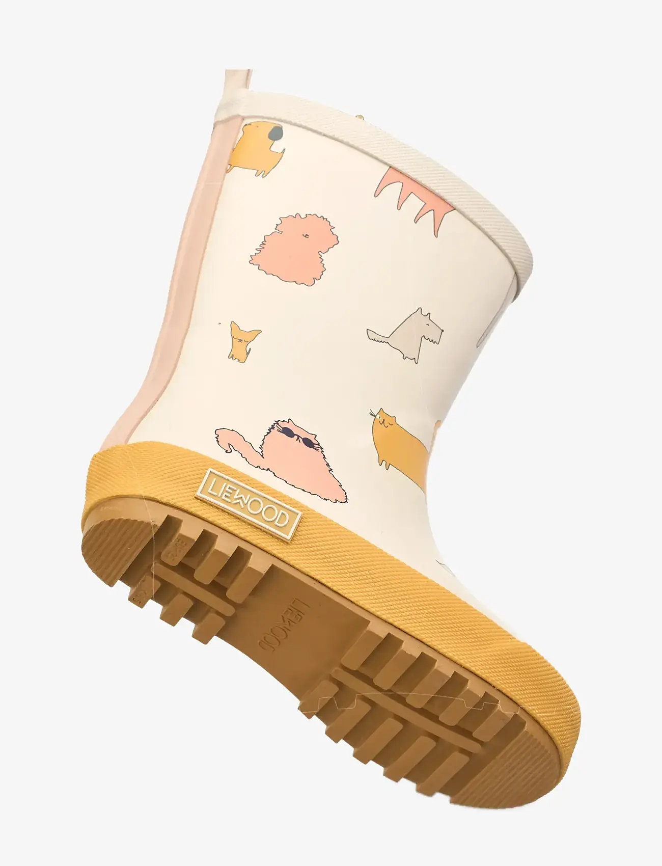Liewood - Mason Thermo Rainboot - gummistøvler med for - cats and dogs / sandy - 1