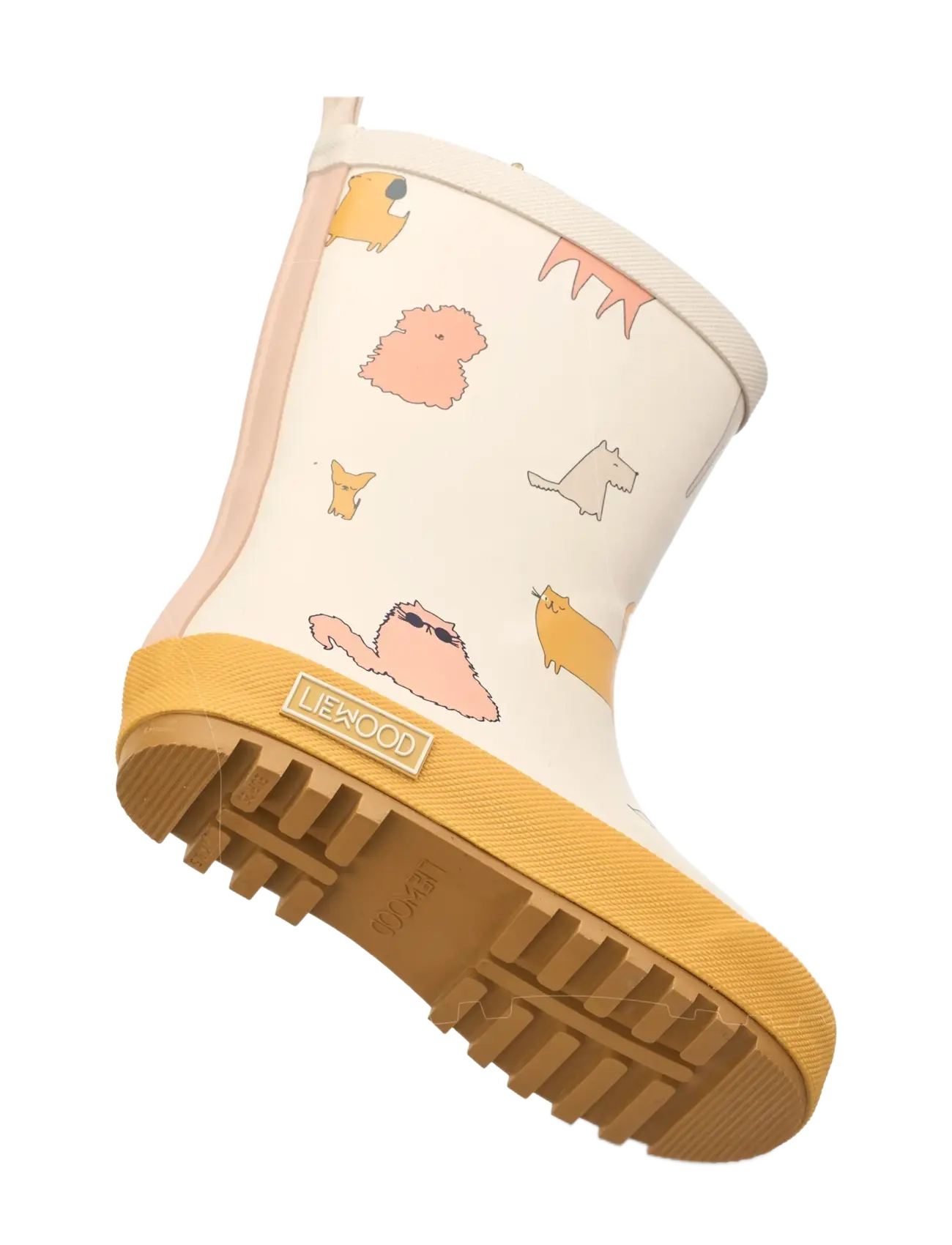 Liewood - Mason Thermo Rainboot - gefütterte gummistiefel - cats and dogs / sandy - 1