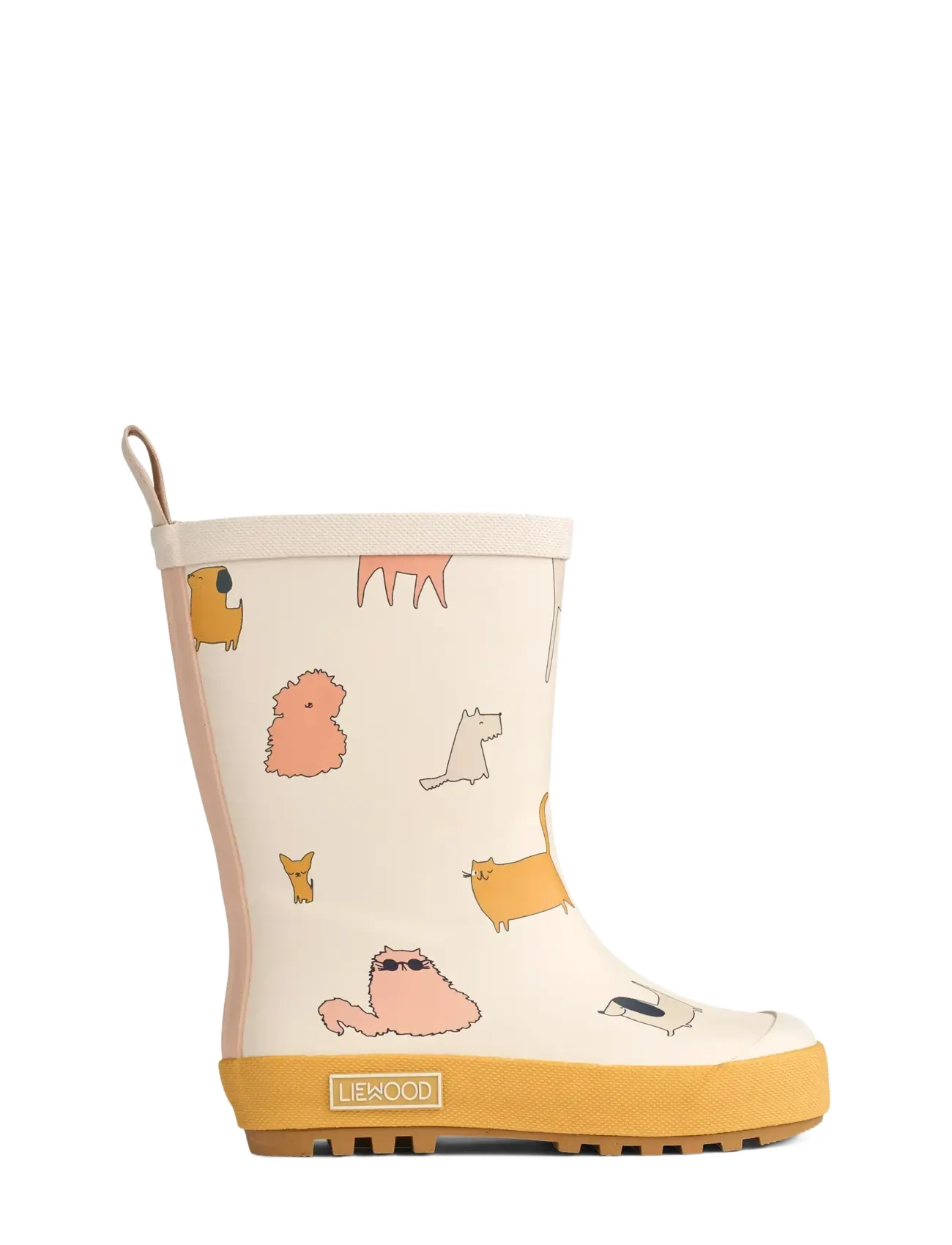 Liewood - Mason Thermo Rainboot - gefütterte gummistiefel - cats and dogs / sandy - 2