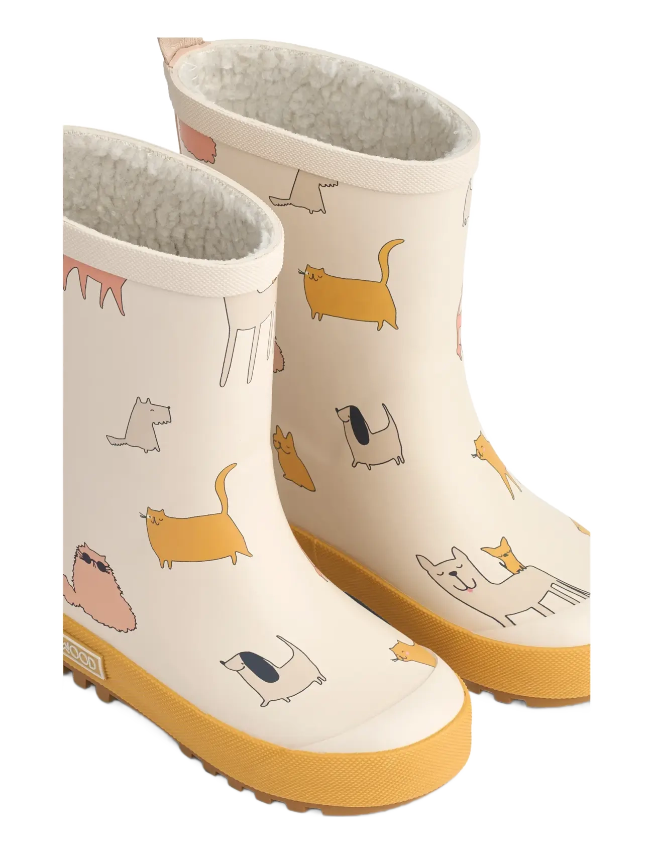 Liewood - Mason Thermo Rainboot - gefütterte gummistiefel - cats and dogs / sandy - 3