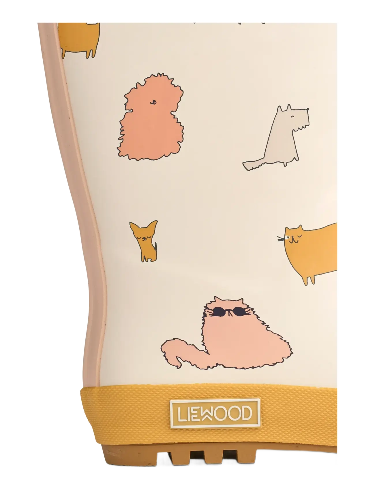 Liewood - Mason Thermo Rainboot - gefütterte gummistiefel - cats and dogs / sandy - 4