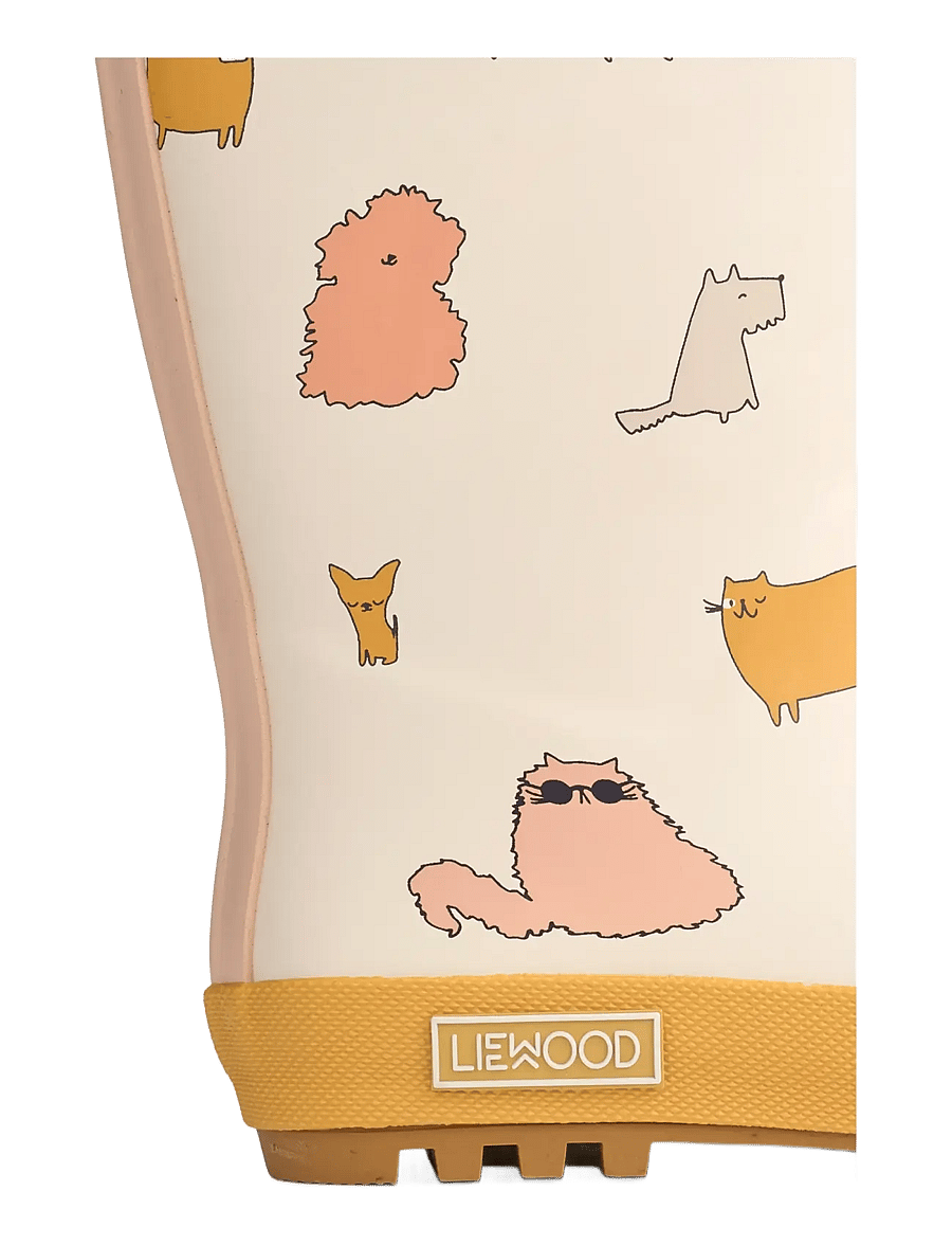 Liewood - Mason Thermo Rainboot - gefütterte gummistiefel - cats and dogs / sandy - 4