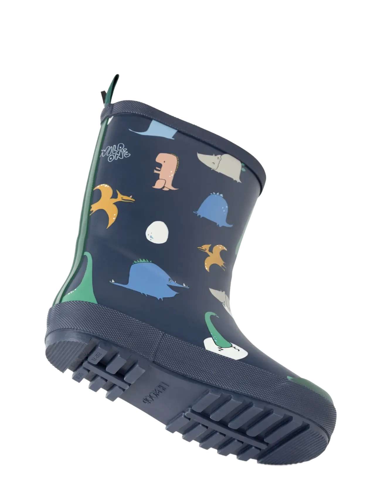 Liewood - Mason Thermo Rainboot - lined rubberboots - dino roar / classic navy - 2